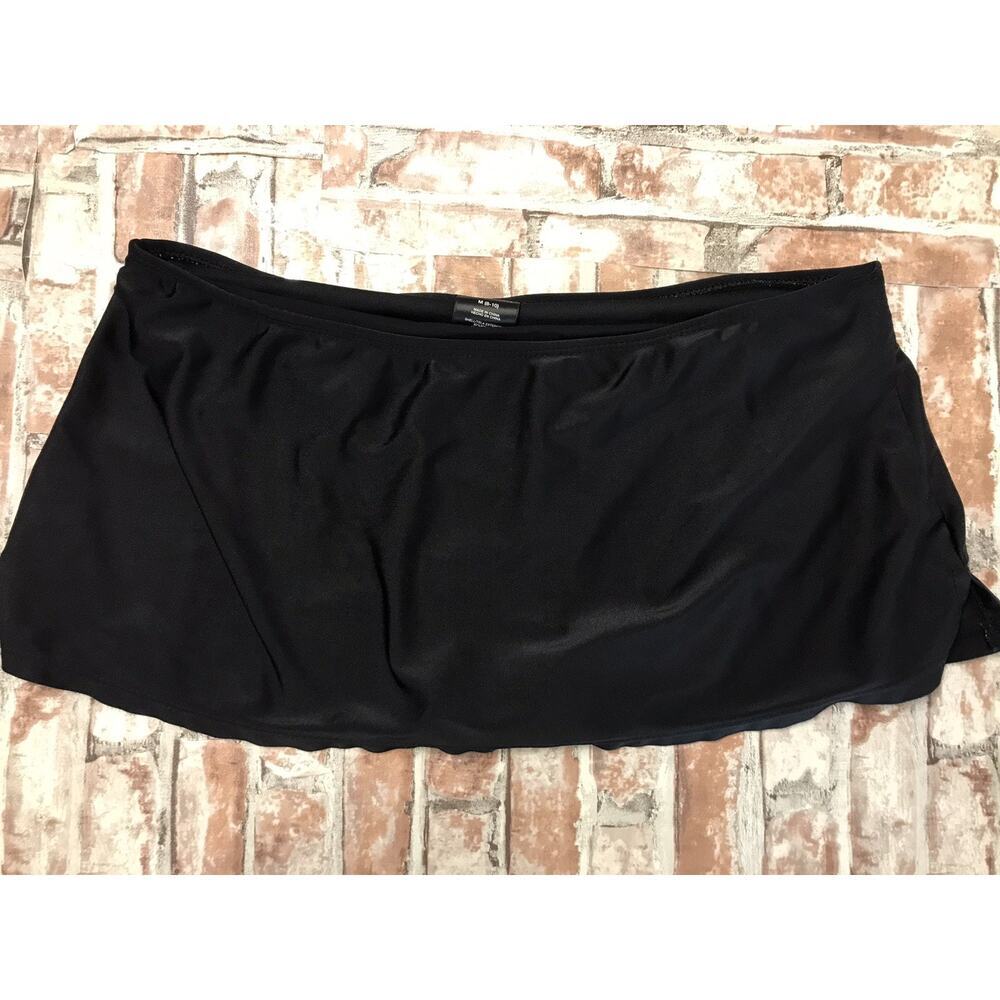 Catalina black swim Skort size M (8-10) with attached bikini bottoms Swim wear